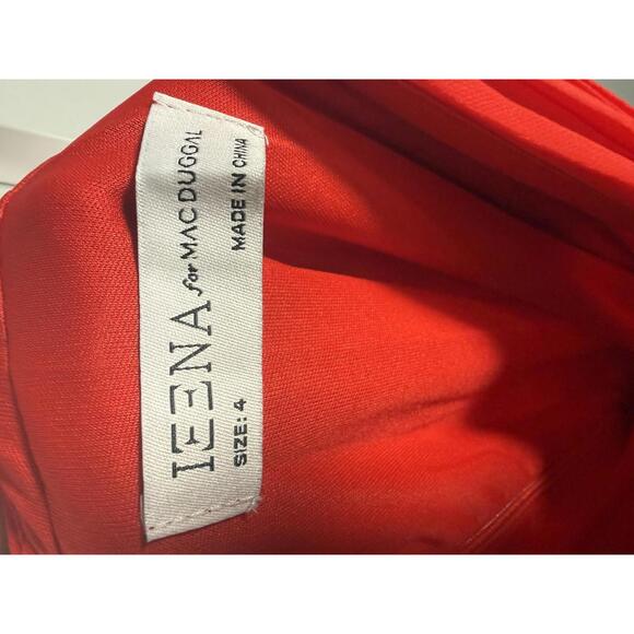 Ieena for Mac Duggal 70194 Red Mini Dress Size US 4 NWT - Picture 9 of 9